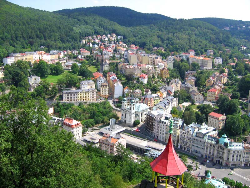 Karlovy Vary - lázeňské území